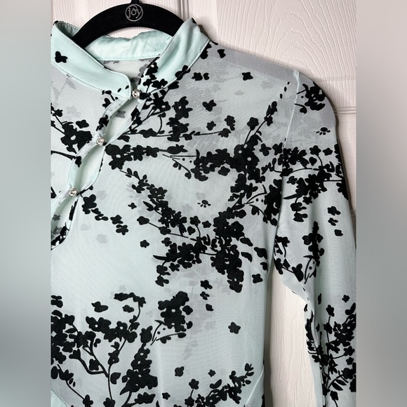 Anastasia Mesh Mini Dress Blue / Fashion Nova - Picture 11 of 15